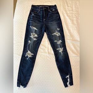 American Eagle Curvy High Rise Jegging Size 0R